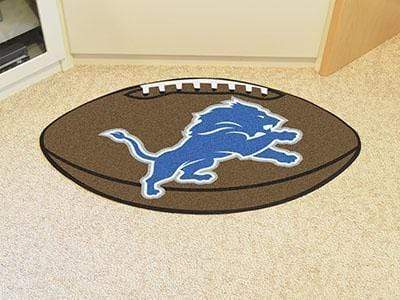 Football Mat Round Rugs For Sale NFL Detroit Lions Football Ball Rug 20.5"x32.5" FANMATS