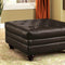 Footstools and Ottomans Stanford II Contemporary Ottoman, Brown Benzara