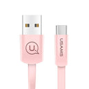 For Samsung Galaxy S9 Cable, 1.2m 2A USB Type C Cable, Charging Data Sync USB Cables For Samsung S9 S8 Note 8 Charger Cable-Pink-0.6m-JadeMoghul Inc.
