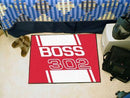 Outdoor Rugs FORD Sports Boss 302 Starter Rug 19"x30" Red