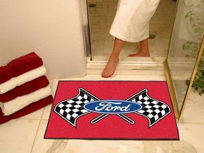 Floor Mats FORD Sports  Ford Flags All-Star Mat 33.75"x42.5" Red