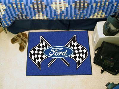 Outdoor Rug FORD Sports  Ford Flags Starter Rug 19"x30" Blue