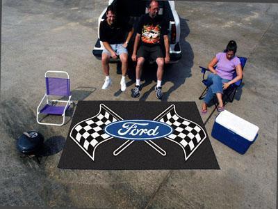 Outdoor Rug FORD Sports  Ford Flags Ulti-Mat Black
