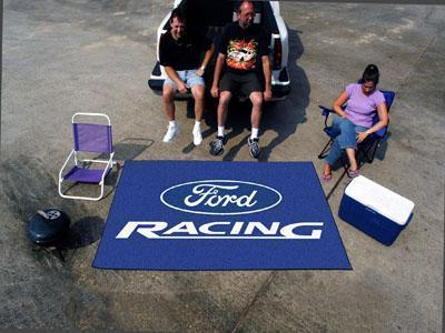 Indoor Outdoor Rugs FORD Sports  Ford Racing Ulti-Mat Blue