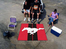 BBQ Grill Mat FORD Sports Mustang Horse Tailgater Rug 5'x6' Red