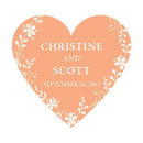 Forget Me Not Heart Sticker Ruby (Pack of 1)-Wedding Favor Stationery-Oasis Blue-JadeMoghul Inc.