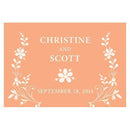 Forget Me Not Large Rectangular Tag Ruby (Pack of 1)-Wedding Favor Stationery-Navy Blue-JadeMoghul Inc.