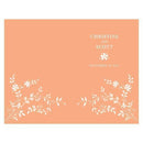 Forget Me Not Program Ruby (Pack of 1)-Wedding Ceremony Stationery-Black-JadeMoghul Inc.