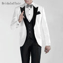 Formal Men Suit - Slim Fit Designer Suit with Vest - 3Pcs-Black-XS-JadeMoghul Inc.