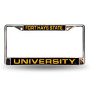 Mercedes Benz License Plate Frame Fort Hays State Laser Chrome Frame