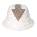 FOXMOTHER Winter Outdoor Vacation Lady Panama Black Solid Thickened Soft Warm Fishing Cap Faux Fur Rabbit Bucket Hat For Women AExp