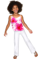 Fragrance Ella V-Neck Camisole - Girls-Fragrance-18M/2-White/Pink-JadeMoghul Inc.