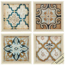 Frames Acrylic Picture Frames - 14" X 14" Champagne Gold Color Frame Villa Umbra (Set of 4) HomeRoots