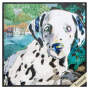 Frames Black Picture Frames - 12" X 12" Distressed Black Frame Dalmation HomeRoots