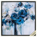 Frames Canvas Frames - 30" X 30" Silver Frame Midnight Splash HomeRoots