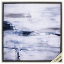 Frames Canvas Frames - 30" X 30" Silver Frame Shifting Tides I HomeRoots