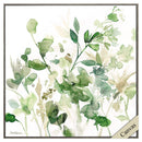 Frames Canvas Frames - 30" X 30" Woodtoned Frame Sage Garden I HomeRoots