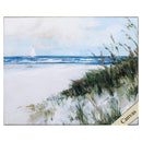 Frames Canvas Frames - 31" X 25" Woodtoned Frame Oak Island Sunrise HomeRoots