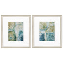 Frames Christmas Picture Frame - 15" X 17" Champagne Gold Color Frame Geometric Rush (Set of 2) HomeRoots