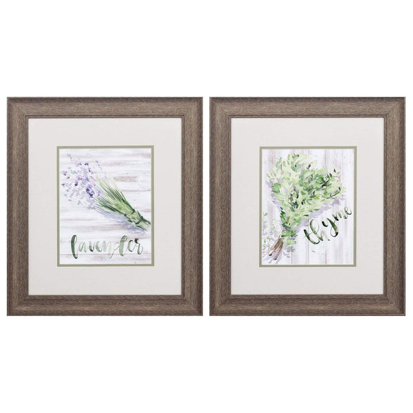 Frames Christmas Picture Frame 16" X 18" Distressed Wood Toned Frame Green Witch (Set of 2) 5234 HomeRoots