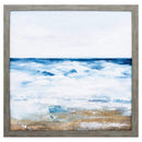 Frames Cute Picture Frames - 30" X 30" Woodtoned Frame Ocean II HomeRoots