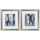 Frames Digital Picture Frame - 16" X 18" Brushed Silver Frame Mirage (Set of 2) HomeRoots