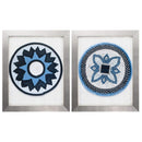 Frames DIY Picture Frame - 18" X 22" Silver Frame Mrembo Nzuri (Set of 2) HomeRoots