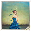 Frames DIY Picture Frame - 25" X 25" Silver Frame Metamorphosis In Blue HomeRoots