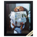Frames Hanging Picture Frames - 9" X 11" Black Frame Man Bites Dog HomeRoots