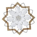 Frames Metal Frame - 16" X 1.5" X 16" White Metal Mdf Frame HomeRoots