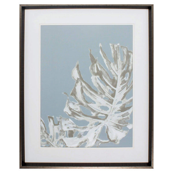 Frames Multi Picture Frames - 26" X 32" Brushed Silver Frame La Naturaleza On Gray I HomeRoots