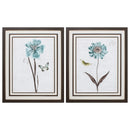 Frames Picture Frame Ideas - 18" X 22" Brown Frame Floral (Set of 2) HomeRoots