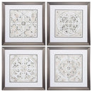 Frames Picture Frame Ideas - 25" X 25" Gunmetal Gray Frame Monochrome Motif (Set of 4) HomeRoots
