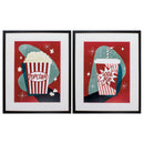 Frames Picture Frame Ideas - 26" X 32" Dark Wood Toned Frame Retro Refreshments (Set of 2) HomeRoots