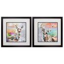 Frames Picture Frame Ideas - 28" X 28" Brown Frame Doe Buck (Set of 2) HomeRoots