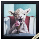 Frames Picture Frame Shop - 11" X 11" Black Frame Kiddie Cone HomeRoots
