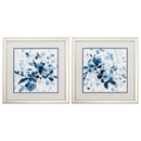 Frames Vintage Picture Frames - 18" X 18" Champagne Gold Color Frame Indigo Garden (Set of 2) HomeRoots
