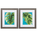 Frames Vintage Picture Frames - 19" X 22" Distressed Wood Toned Frame Tropical Split (Set of 2) HomeRoots