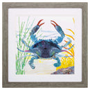 Frames Wedding Picture Frames - 23" X 23" Woodtoned Frame Sea Creature Crab HomeRoots