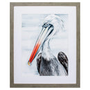 Frames Wedding Picture Frames - 27" X 33" Woodtoned Frame Grey Pelican II HomeRoots