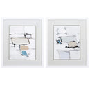 Frames White Collage Picture Frames - 17" X 20" Matte White Frame Gray Mode (Set of 2) HomeRoots