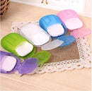 Free Shipping 2 box (20pcs/box) Outdoor Travel Portable Soap Paper Mouse Box Soap Flower Soap Tablet Soap Film M19--JadeMoghul Inc.