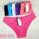 Free shipping 5pcs/lot Hot Selling Cotton women's briefs sexy low-waist panties Ladies briefs Ladies Cotton Briefs underwear-NO257 MIX COLORS-M-JadeMoghul Inc.