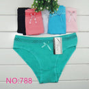 Free shipping 5pcs/lot Hot Selling Cotton women's briefs sexy low-waist panties Ladies briefs Ladies Cotton Briefs underwear-NO788 MIX COLORS-M-JadeMoghul Inc.