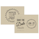 Free Spirit Save The Date Card (Pack of 1)-Weddingstar-JadeMoghul Inc.