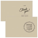 Free Spirit Thank You Card With Fold (Pack of 1)-Weddingstar-JadeMoghul Inc.