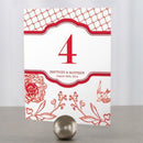 French Whimsy Table Number Numbers 1-12 Lemon Yellow (Pack of 12)-Table Planning Accessories-Peach-37-48-JadeMoghul Inc.