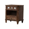 Frontera Transitional Style Night Stand-Nightstands and Bedside Tables-Rustic Oak-Mirror Solid Wood Wood Veneer & Others-JadeMoghul Inc.
