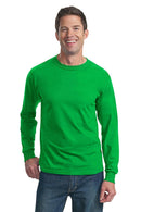 Fruit of the Loom HD Cotton 100% Cotton Long Sleeve T-Shirt. 4930-T-shirts-Kelly-3XL-JadeMoghul Inc.