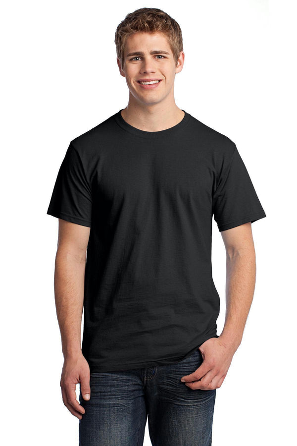 Fruit of the Loom HD Cotton 100% Cotton T-Shirt. 3930-T-shirts-Black-3XL-JadeMoghul Inc.